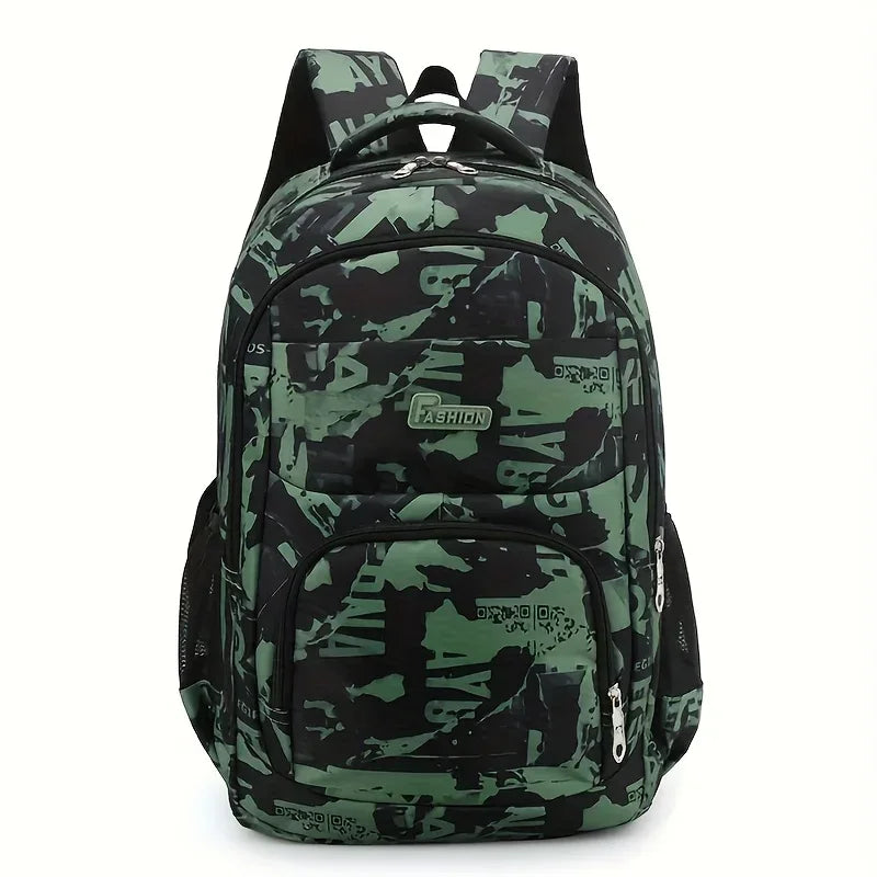 Military-Outdoors Camouflage Student Backpack for School and Travel