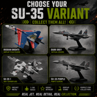 SU-35 Fighter Jet Models - 1:100 Diecast Collection