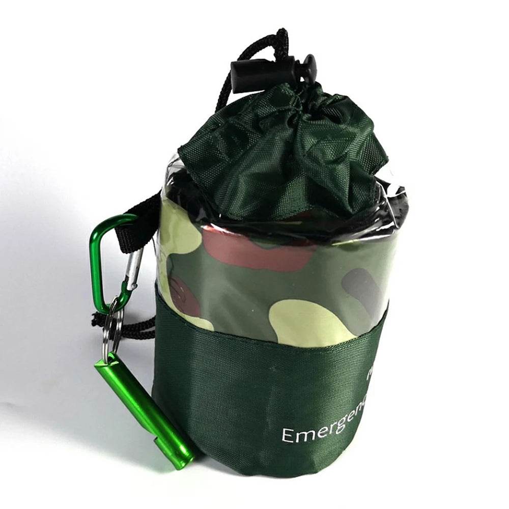 Aluminium Foil Emergency PET Thermal Sleeping Bag - Military-Outdoors.com
