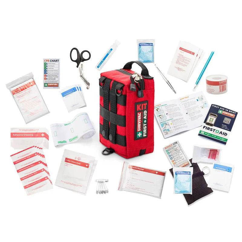 Military-Outdoors Survival Mini First Aid Kit Bag - Military-Outdoors.com