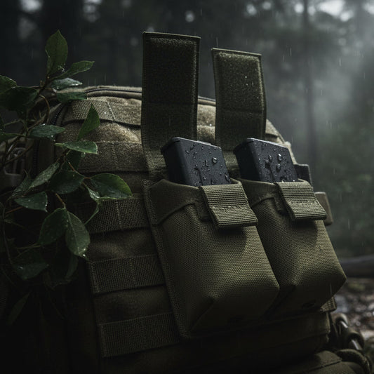 Pistol Double Magazine 9MM Holder Bag - Military-Outdoors.com