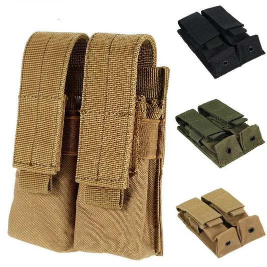 Pistol Double Magazine 9MM Holder Bag - Military-Outdoors.com