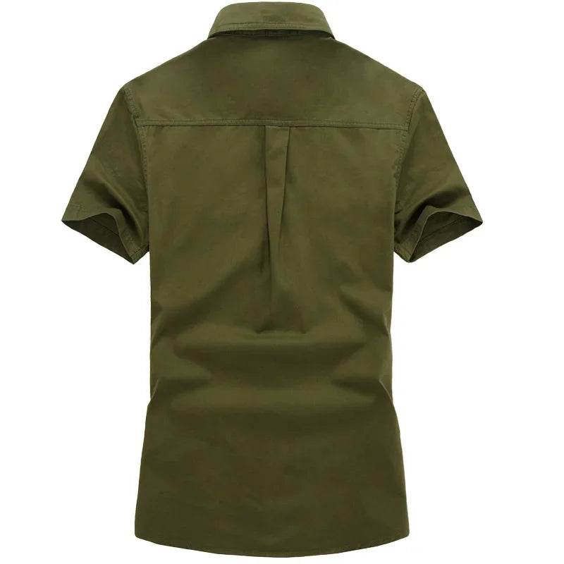 Short Sleeve Tactical Air Assault Cotton Shirt - Military-Outdoors.com