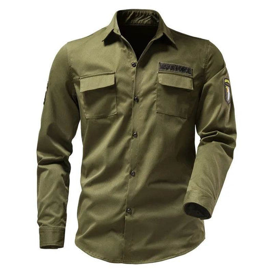 Tactical Arm Badge Embroidery Design Shirt For Men - Military-Outdoors.com