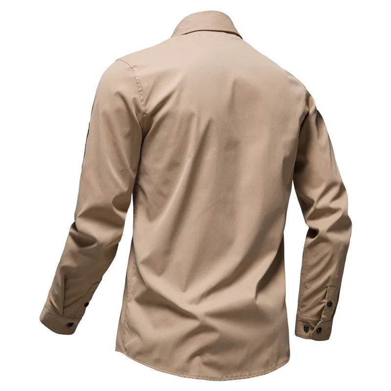 Tactical Arm Badge Embroidery Design Shirt For Men - Military-Outdoors.com