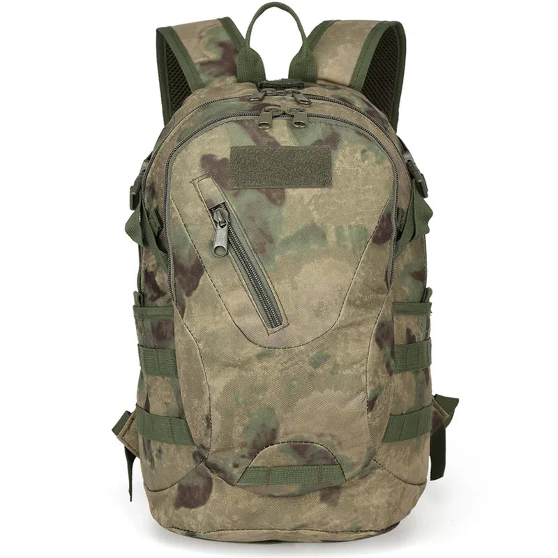 20L tactical backpack in camo for military and outdoor activities