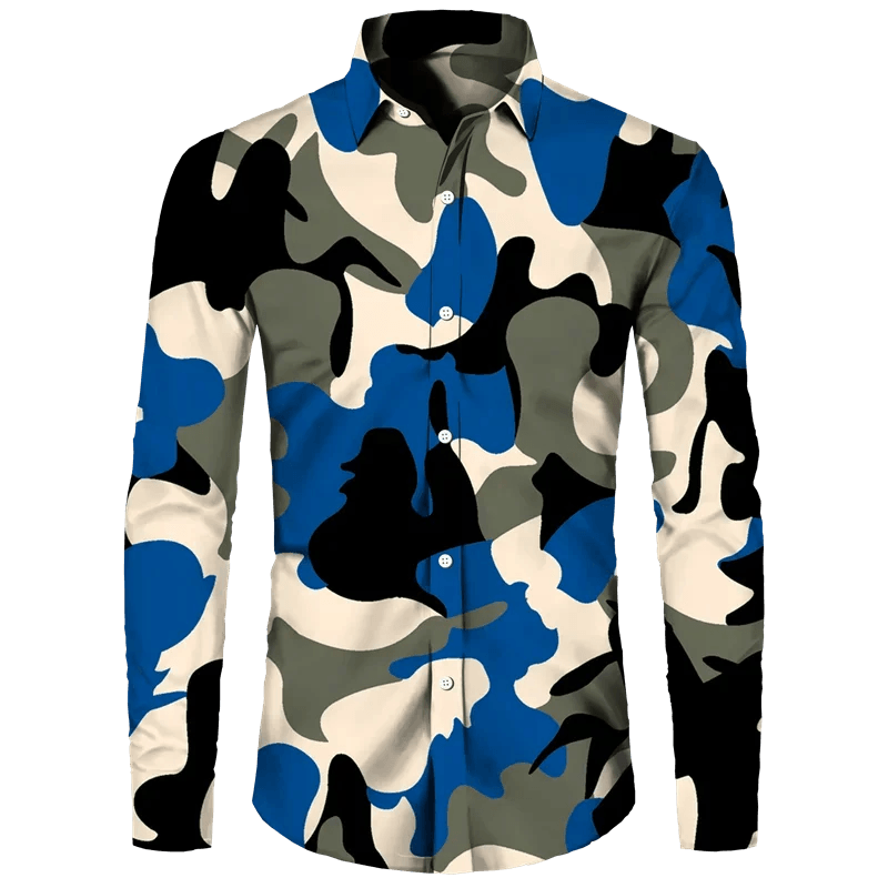 Tactical Camo Outdoor Shirt For Men - Military-Outdoors.com