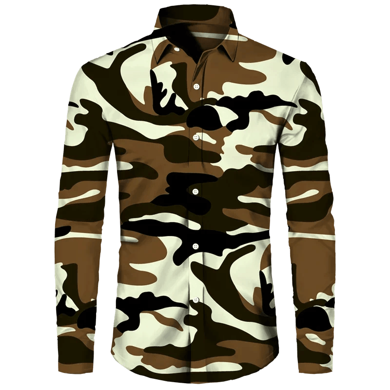 Tactical Camo Outdoor Shirt For Men - Military-Outdoors.com