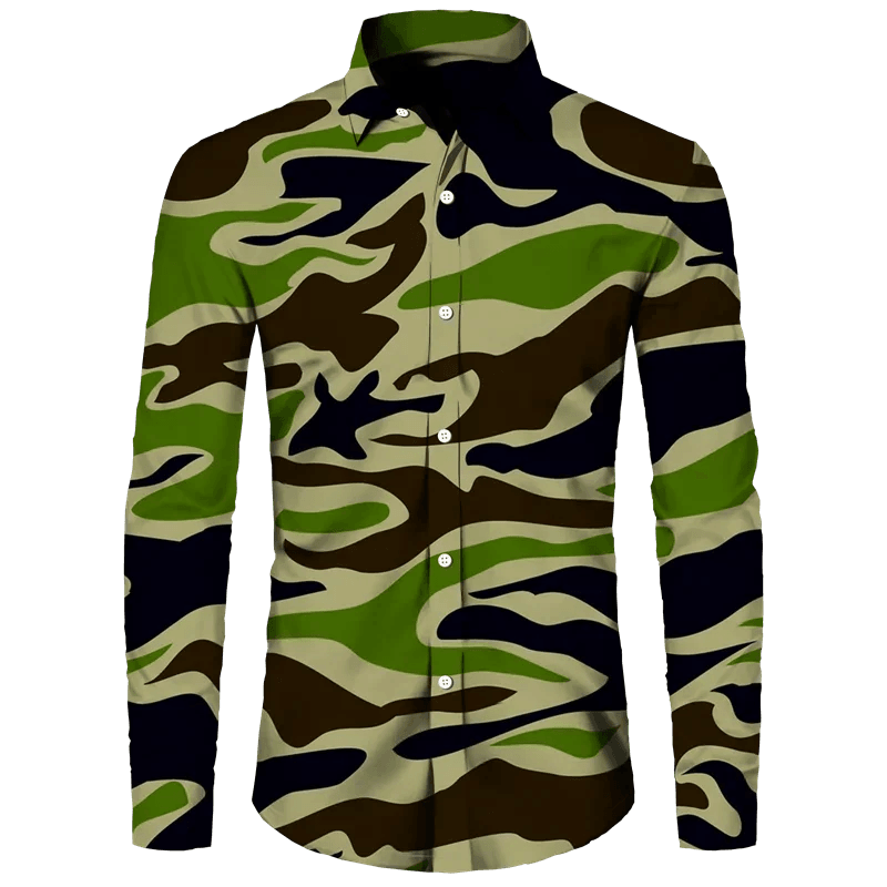 Tactical Camo Outdoor Shirt For Men - Military-Outdoors.com