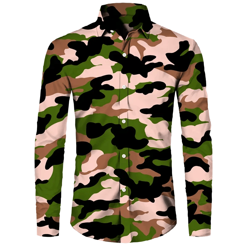 Tactical Camo Outdoor Shirt For Men - Military-Outdoors.com