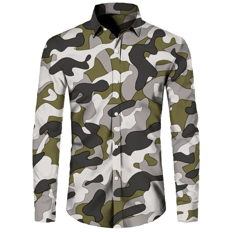 Tactical Camo Outdoor Shirt For Men - Military-Outdoors.com
