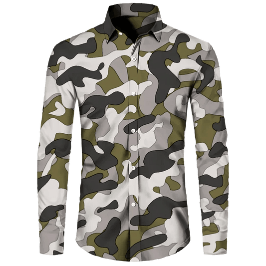 Tactical Camo Outdoor Shirt For Men - Military-Outdoors.com