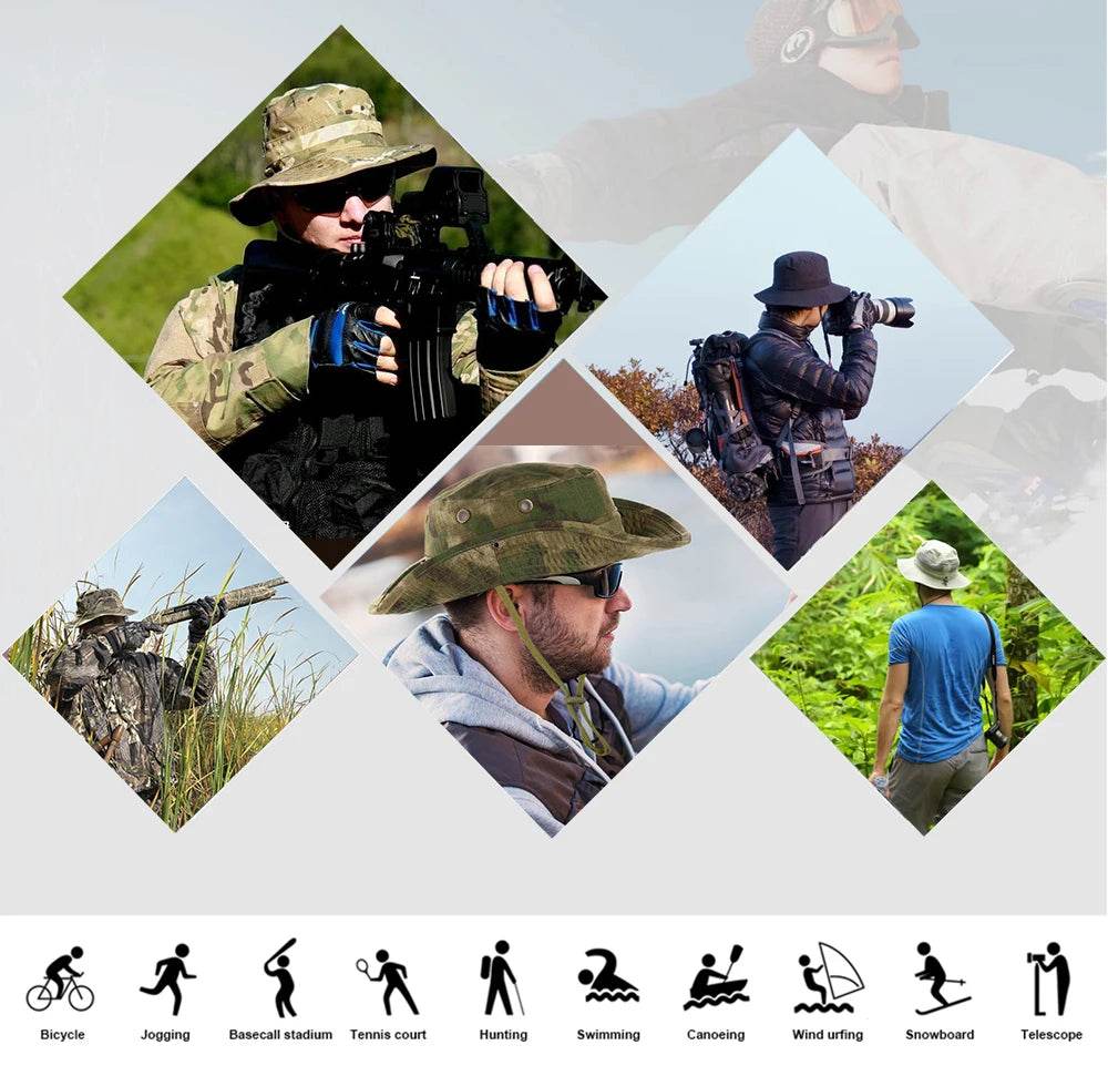 Tactical Sniper Camouflage Bucket Hat - Military-Outdoors.com