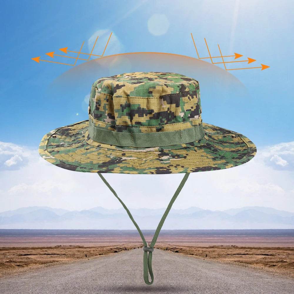 Tactical Sniper Camouflage Bucket Hat - Military-Outdoors.com