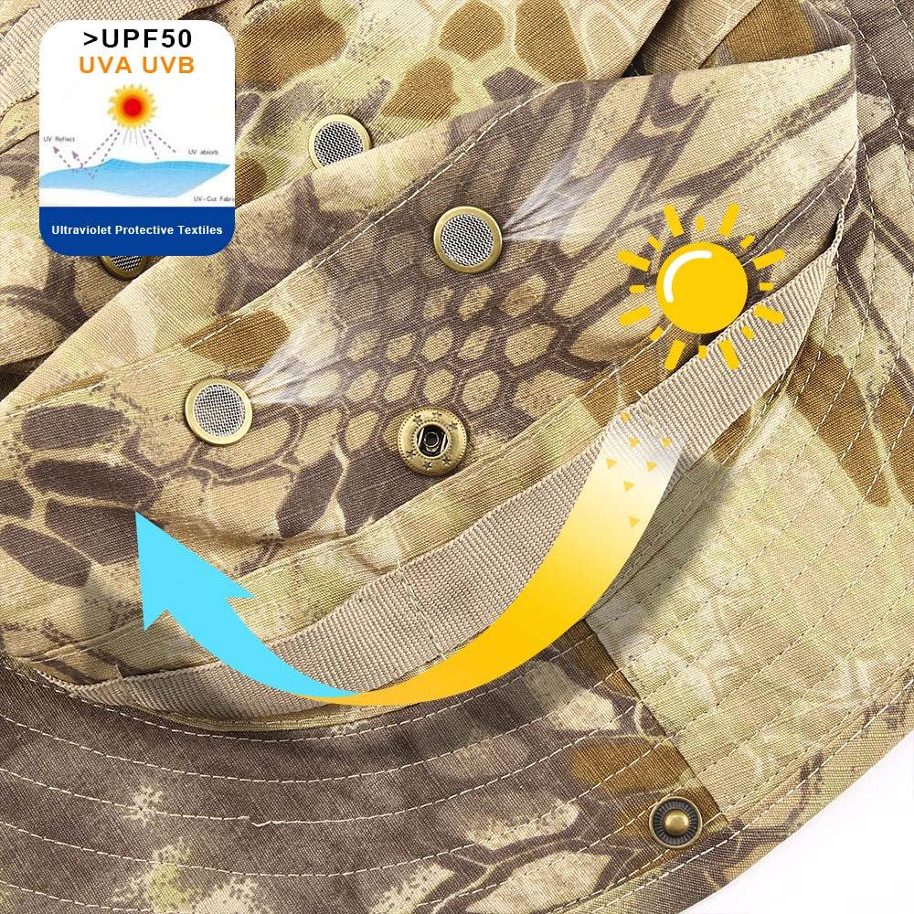 Tactical Sniper Camouflage Bucket Hat - Military-Outdoors.com