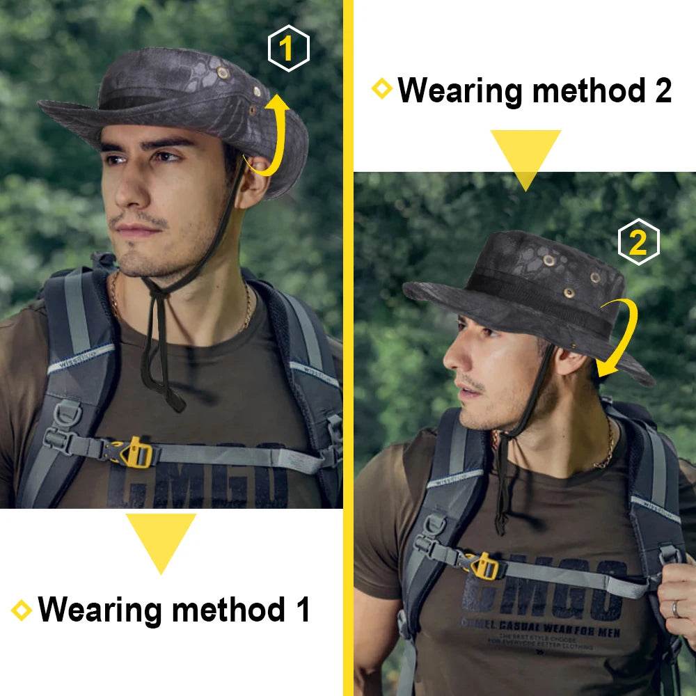 Tactical Sniper Camouflage Bucket Hat - Military-Outdoors.com