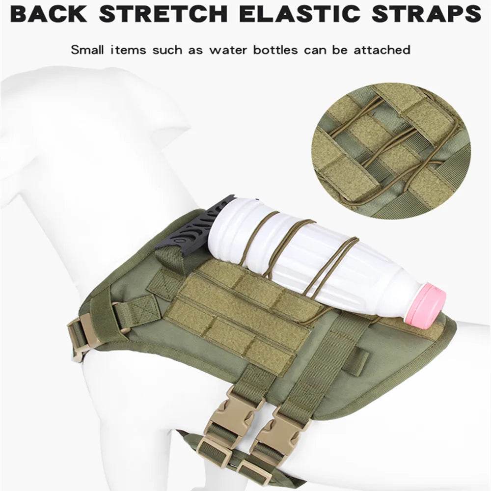 Military-Outdoors Tactical Dog Harness Vest for Dogs - Military-Outdoors.com