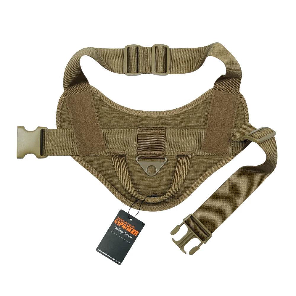 Military Tactical Dog Harness with Handle - Durable Design - Military-Outdoors.com