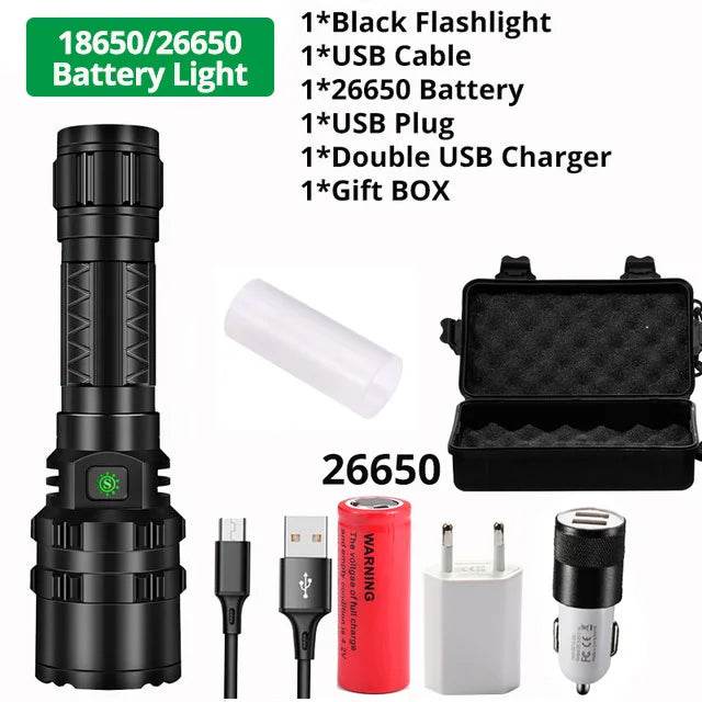 High Power Tactical Military LED Flashlight - Military-Outdoors.com
