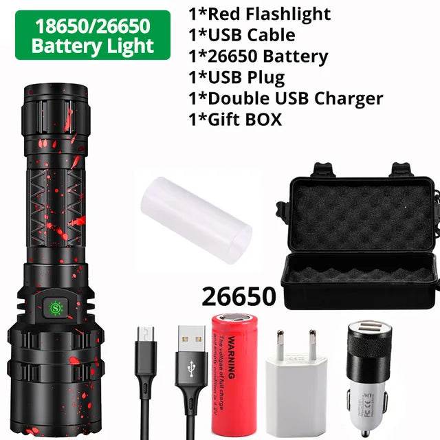 High Power Tactical Military LED Flashlight - Military-Outdoors.com