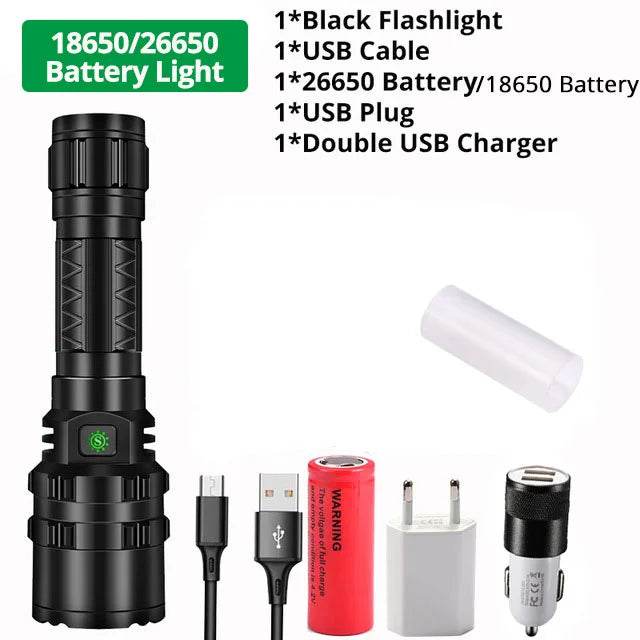 High Power Tactical Military LED Flashlight - Military-Outdoors.com