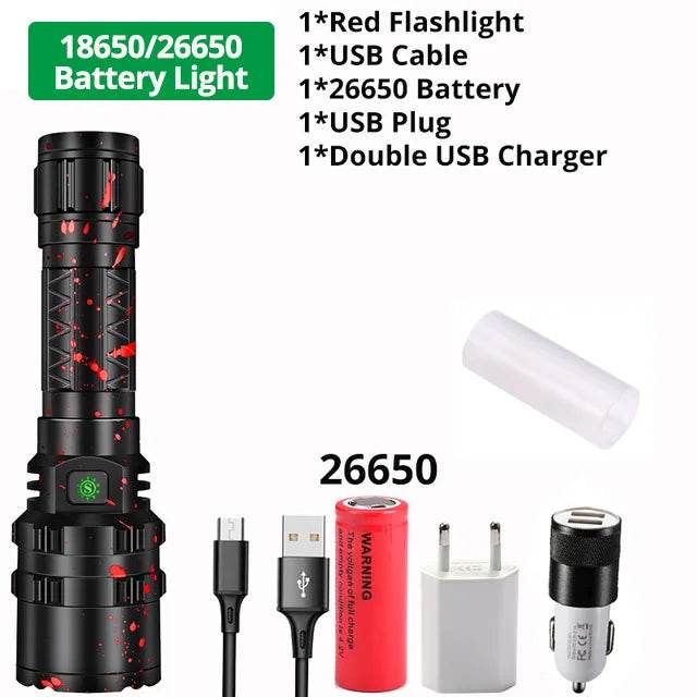 High Power Tactical Military LED Flashlight - Military-Outdoors.com