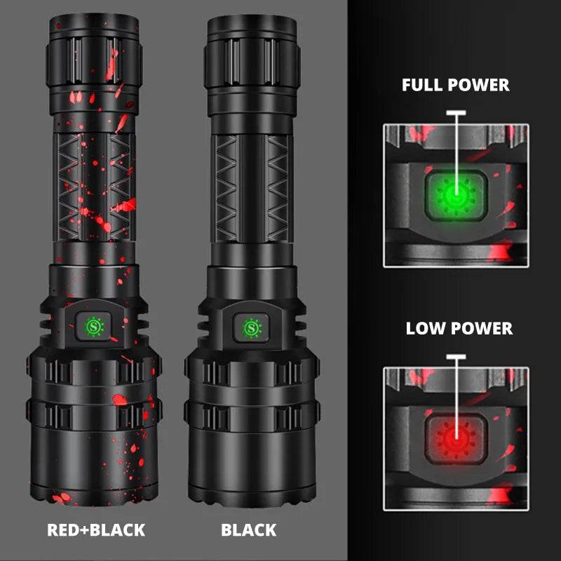 High Power Tactical Military LED Flashlight - Military-Outdoors.com
