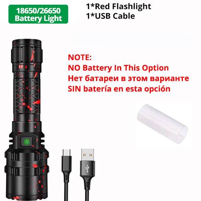 High Power Tactical Military LED Flashlight - Military-Outdoors.com