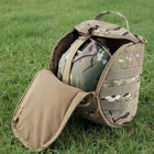 Outdoor Helmet Carry Bag - MOLLE-Style 1000D Nylon Storage Pack