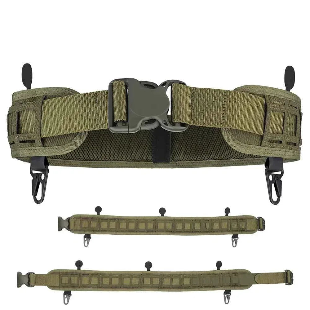 Military-Outdoors Tactical Belt in Green for outdoor hunting belt usage