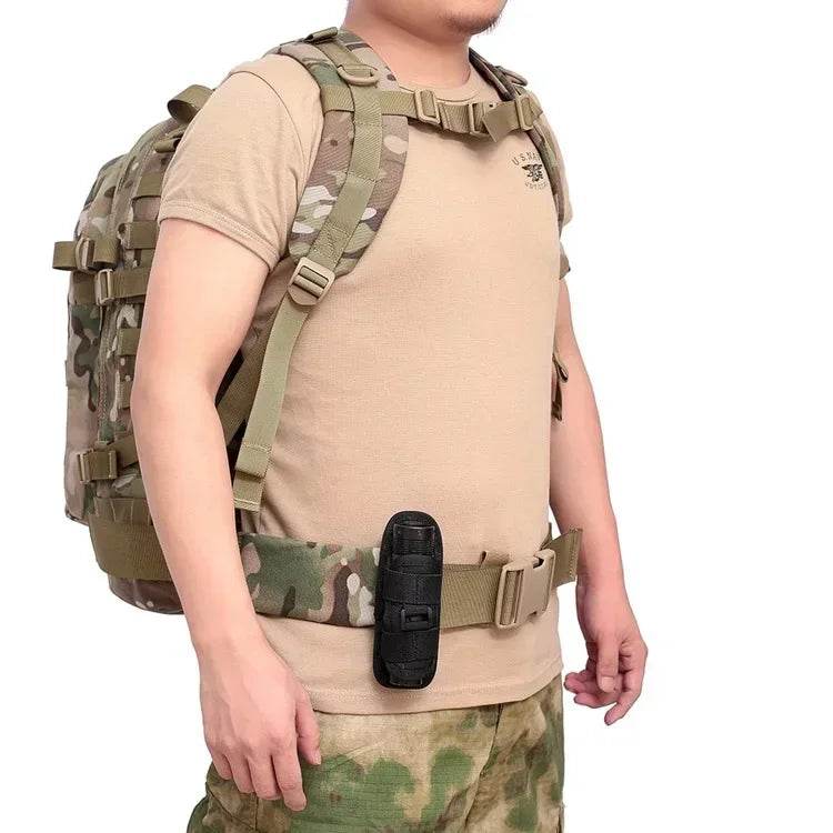 Military-Outdoors Tactical Molle Flashlight Pouch - Military-Outdoors.com