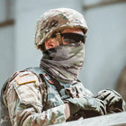 Taktischer Halswärmer mit Camouflage-Muster – Gesichtsschutz
