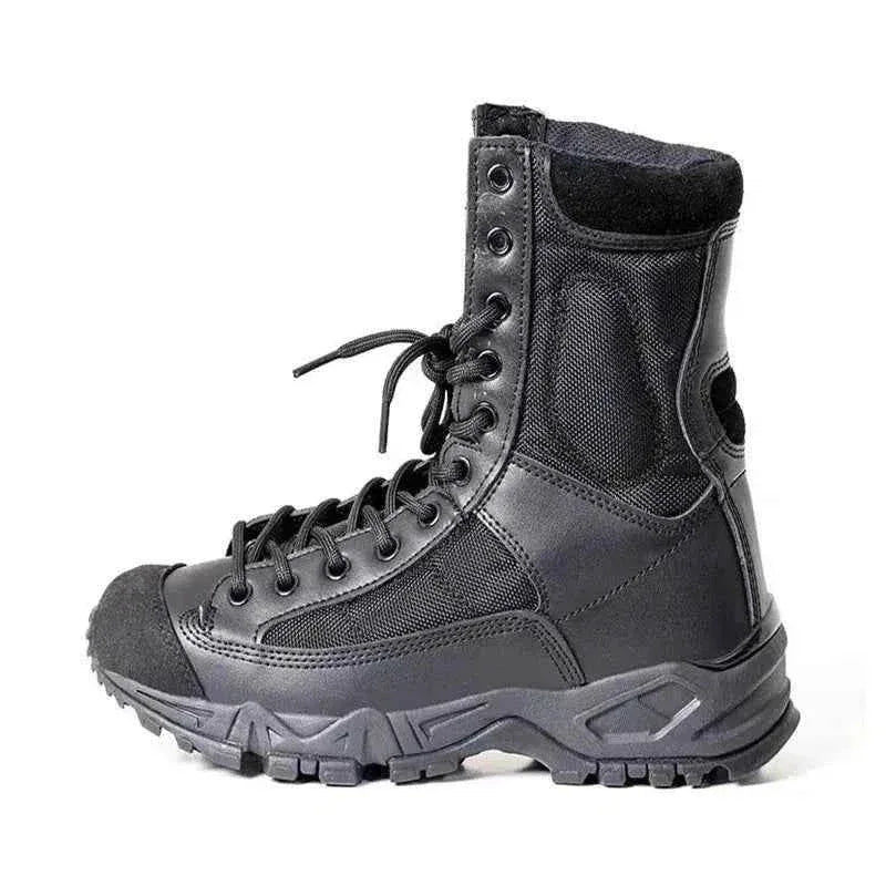 Black Hombre Tactical Outdoor Footwear Military Boots - Military-Outdoors.com