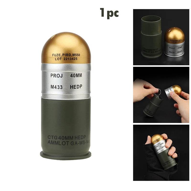 M433 HEDP 40mm Cartridge Dummy Grenade Model - Military-Outdoors.com