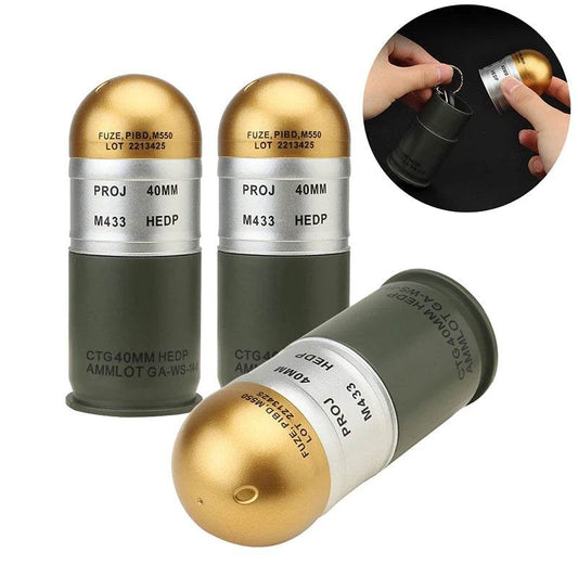 M433 HEDP 40mm Cartridge Dummy Grenade Model - Military-Outdoors.com