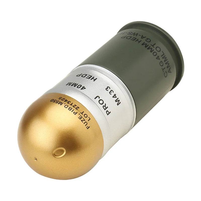M433 HEDP 40mm Cartridge Dummy Grenade Model - Military-Outdoors.com