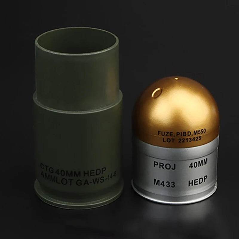 M433 HEDP 40mm Cartridge Dummy Grenade Model - Military-Outdoors.com