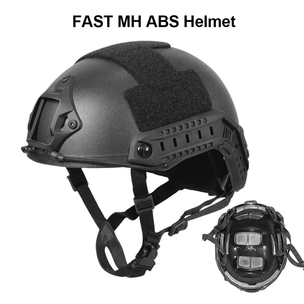 FAST MH ABS Helmet in Black for tactical protective helmet use