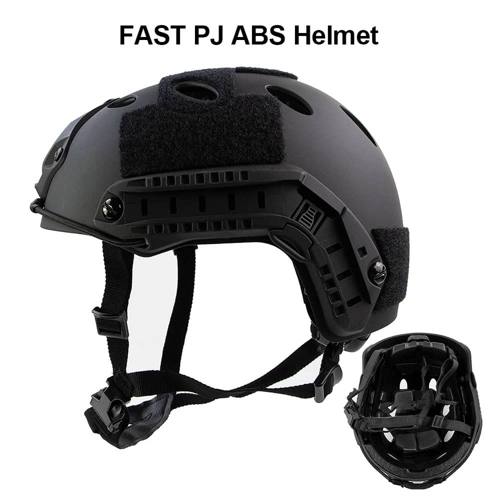 FAST PJ ABS Helmet in black for tactical protective helmet use