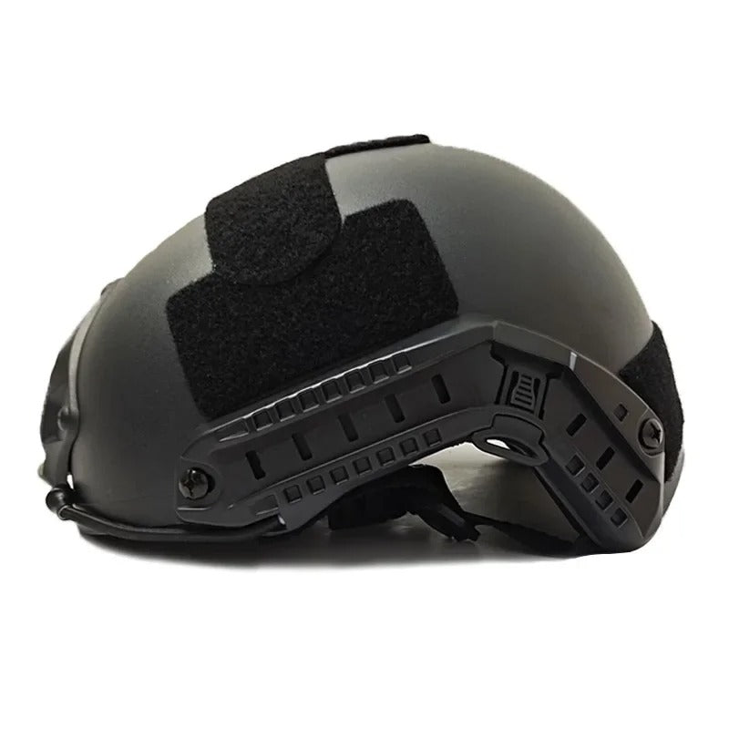 Tactical Protective Helmet in Black for Enhanced Safety and Performance