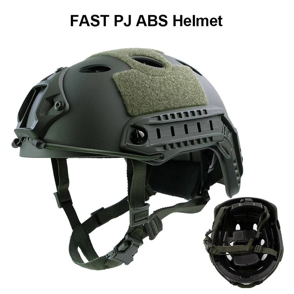 FAST PJ ABS Tactical Protective Helmet in Olive Green for Military Use