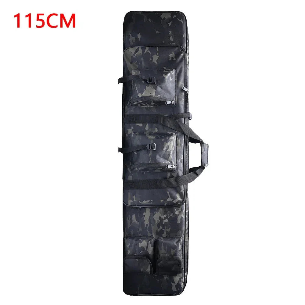 Black Camouflage Tactical Rifle Bag for Secure Storage and Transport