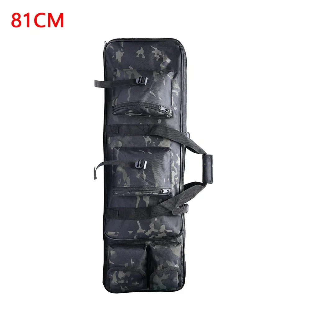 81CM Camo Tactical Rifle Bag with Multiple Pockets for Secure Storage