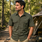 Short Sleeve Outdoor Tactical Shirt - Breathable Utility Shirt