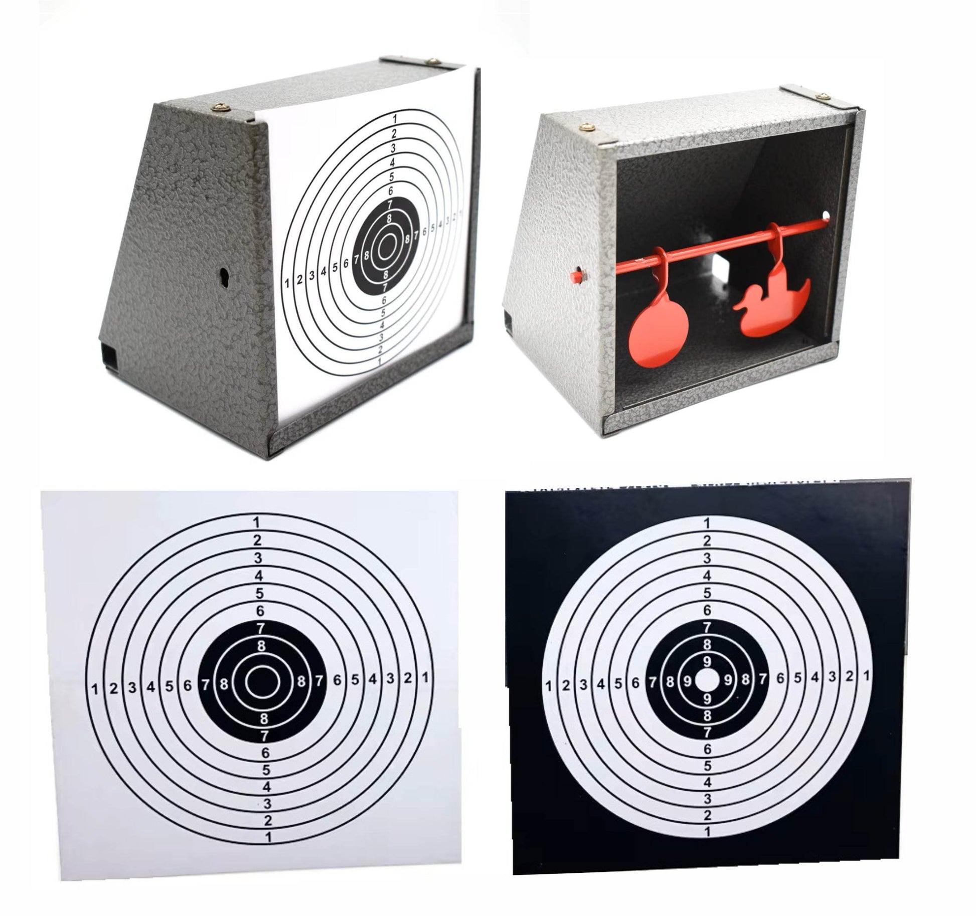 Metal Target Box Or 100PCS Tactical Shooting Targets 14x14CM - Military-Outdoors.com
