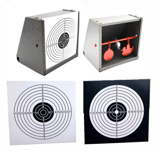 Metal Target Box Or 100PCS Tactical Shooting Targets 14x14CM - Military-Outdoors.com