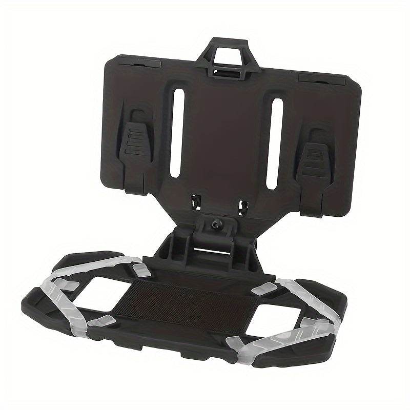 Tactical Vest Phone Holder in Black for Secure Smartphone Access