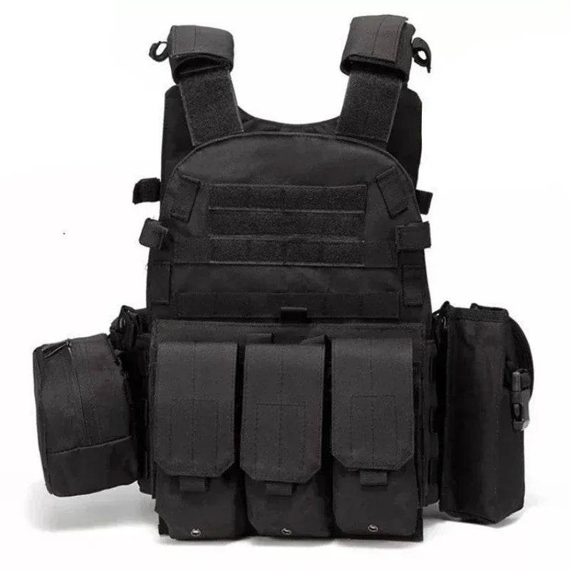 Military-Grade Tactical Vest with Magazine Pouch - Military-Outdoors.com
