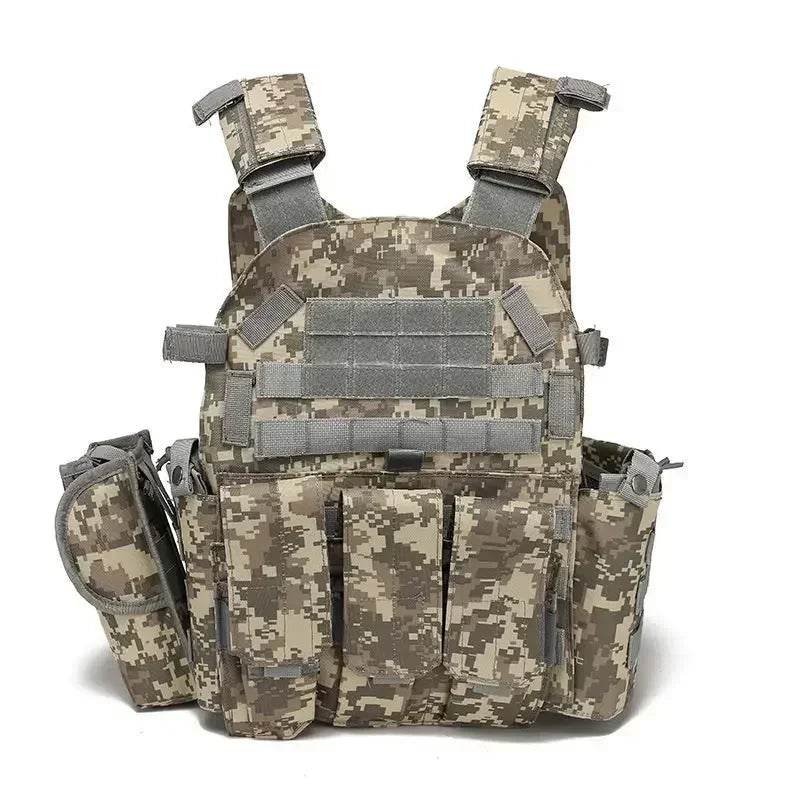 Military-Grade Tactical Vest with Magazine Pouch - Military-Outdoors.com