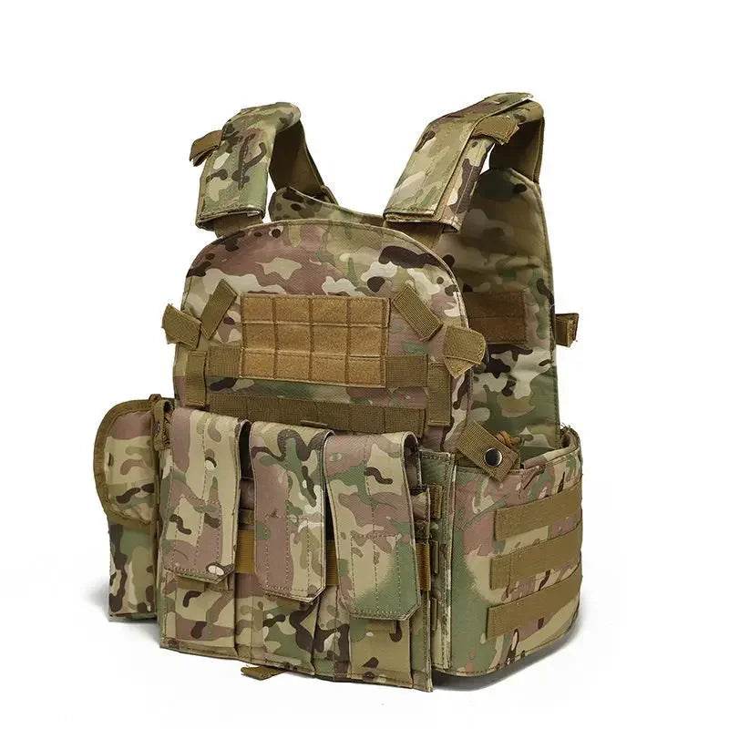 Military-Grade Tactical Vest with Magazine Pouch - Military-Outdoors.com